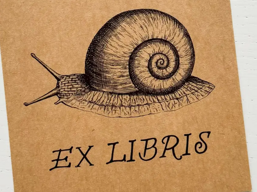 Bookplate Name Label Sticker
