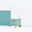 Turquoise Barn by Peter Dušek