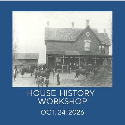 House History Workshop - 24 Oct 2026