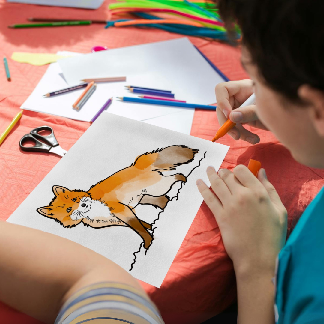 MoD Masterclass: Kids and Teens Fox Line Drawing with Stephanie Casino Esguerra - 1 Nov 2025