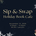 Sip & Swap: Holiday Book Cafe - 15 Nov 2025